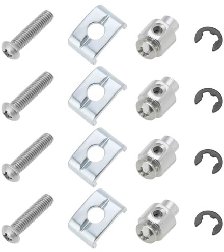 eMagTech 4 Sets of Lawn Mower Throttle Cable Holder Kits Compatible with Honda GX110 GX120 GX140 GX160 GX200 GX240 GX270 GX340 GX390 OE 16594-883-010