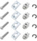 eMagTech Lot de 4 supports de câble d'accélérateur pour tondeuse à gazon compatibles avec Honda GX110 GX120 GX140 GX160 GX200 GX240 GX270 GX340 GX390 OE 16594-883-010