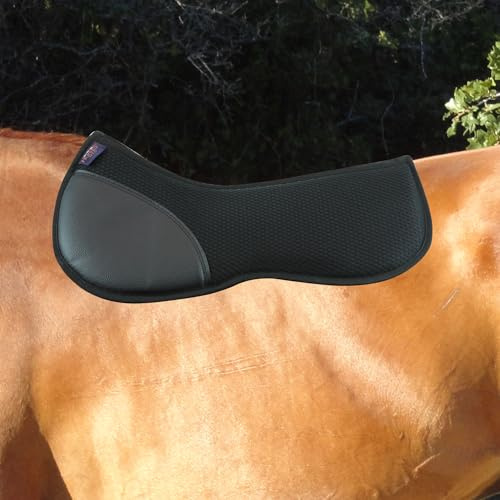 Horses Halb-Sattel aus Memory und atmungsaktivem Mesh, weich und strapazierfähig