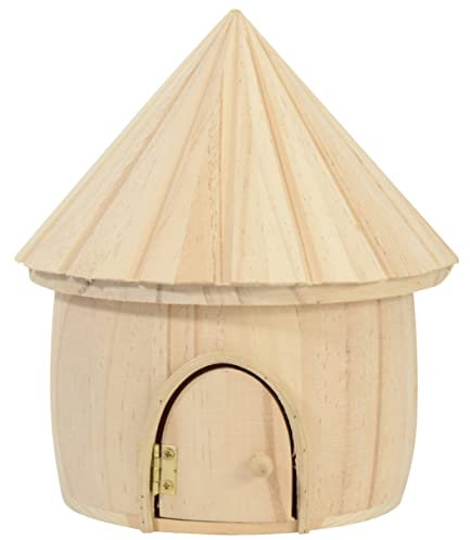 PLAFOPE Holzhaus-ornament Aus Hochwertigem Holzmaterial Einfaches - Holzschmuck Für Innen Und Außendekoration Kreatives -accessoire