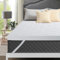 Autsel Matratze 160x190cm Topper Memory Foam Matratzen Topper 7,5cm Höhe Matratzentopper rutschfeste Unterseite für Matratzen und Boxspringbett Weiß