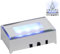 BlyeMichdi LED Lichtsockel, mehrfarbig, LED Sockel für Acrylglas, LED Lichter Display Basis für Kristallkunst mit Schalter, beleuchteter Sockel für Glaskunst, Kristall Acryl Statuen Display