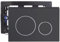 Dual Flush Actuator Plate Compatible with Geberit Wall Hung Toilet Tank Toilet Flush Plate Sigma20 115.778.KJ.1, Black, Easy to Claen