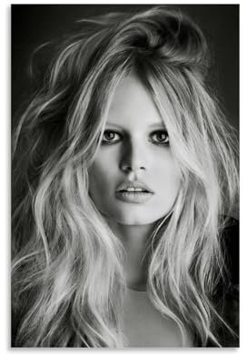 KUYADSHEC Star Art Brigitte Bardot-Poster und Drucke auf Leinwand, Wandkunst, Poster, 40 x 60 cm, ungerahmt