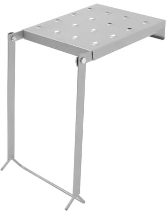Angoily Sturdy Iron Work Platform for Step Ladders Portable Folding Multi-purpose Platform for Home and for Various Work Environments