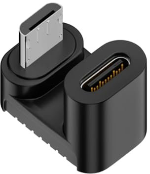 1 pcs 90/180 degrés USB Type C femelle vers Micro USB mâle adaptateur connecteur Type-C Micro USB chargeur adaptateur(D)