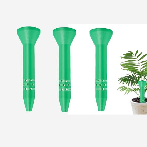 3PCS Deep Root Watering Spikes, 13x4cm Plant Watering Spikes, Irrigation Insert Device, Root Waterer Irrigator Stakes for Shrub Vegetable Flower Beds Tree Houseplants Fruit