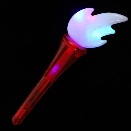 OSALADI Luminous LED Torch Light Stick for Parties Glowing Flashing Wands Battery-Powered Glow Sticks for Boys and Girls and Celebrations