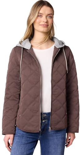 Street One Jacke mit abnehmbarer Kapuze mahogany brown 34