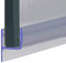 Shower Seal for Screens, Doors or Panels | Fits 8mm Glass | Straight Soft h Fin Shape | Seals Gaps of Up to 25mm | 90cm, 140cm or 2m Long | FIN008-25 (90cm)