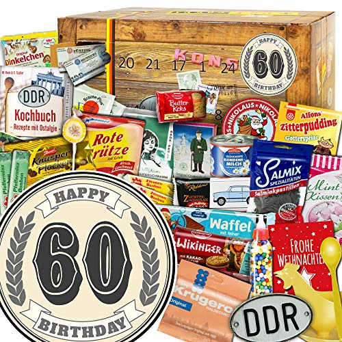 60 Geburtstag/Adventkalender Ossi/Nostalgie Adventskalender Erwachsene 2024 2025