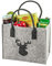 LaFiore24 Hochw. Filztasche Einkaufstasche Shopper Festival Hirsch Klein - 30 x 16 x 26 cm