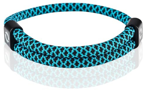 Mover Bracelets Light Blue Paracord Bracelet | Surfer Gift | Aqua Color 11