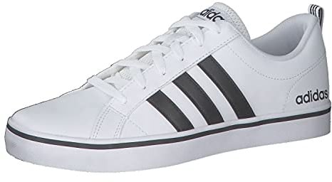 adidas Men's Vs Pace Sneaker, White White Core Black Team Royal Blue, 8 UK