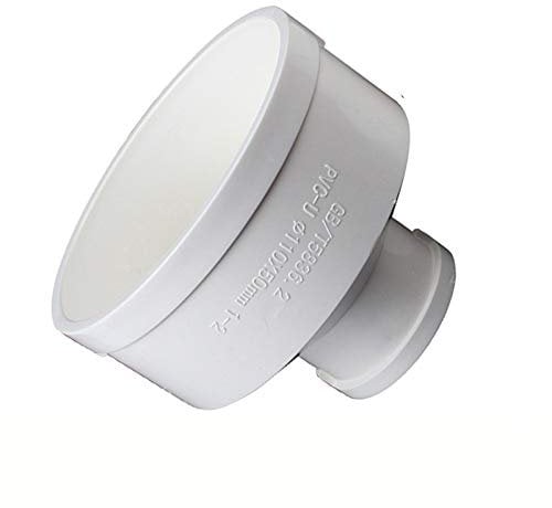 110 mm to 75mm Dia Duct Coupler Connector Joiner Plastic Round Ducting for Extractor Fan, Bathroom, Kitchen Domestic Ventilation Hydroponics