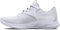 Under Armour Damen UA W Charged Aurora 2 Trainingschuhe, White/White/Metallic Warm Silver, 36.5 EU