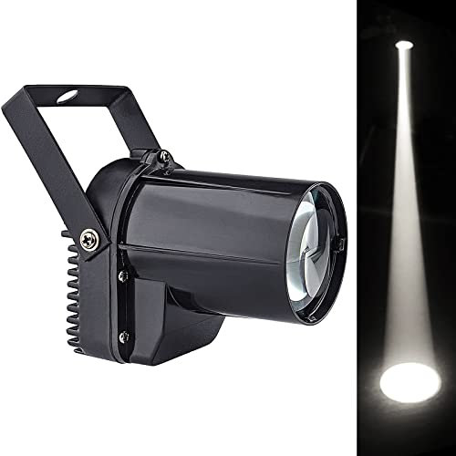 Jindaaudio 3W LED White Mirror Ball Spotlight Disco Ball Spotlight for Live House or Party