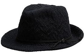 ESPRIT Damen 043EA1P326 Hut, 001/BLACK, Normal