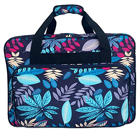 Dickly Nähmaschinen Tragetasche Leichte Reisetasche Universal Tragetasche für Reisen Unterwegs, Dunkelblau, 46 x 32 x 23 cm
