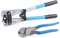 Flytuo Pince à sertir pour câble de batterie – Pince à sertir avec coupe-câble pour fil d'électricien AWG 10-1/0 et connecteurs électriques robustes – Outil de sertissage et de coupe pour câbles de