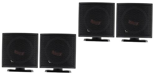 Hemobllo 4 Pz Altoparlante Altoparlanti Del Monitor Domestico Diffusore Di Media Per Auto Autoradio Da 500w Altoparlanti Monitor Da Studio Casse Audio Addominali Macchina Piccolo