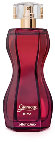 O Boticário Glamour Diva Eau de Toilette für Damen, fruchtig, holzig, Vanille, Sandelholz und Kirsche, 75 ml