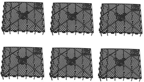 FRCOLOR Pack of 6 Bottom Filter Plate for Aquariums, Insulation Plate, Aquarium Divider Board for Fish Washers, Separating Grid, Plastic Pallet, Aquarium Accessories, Tank Divider, Net