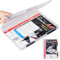 Elezeal A4 Paper Holder Portable File Box Clear Plastic Document Case Waterproof Dustproof PP Storage Folder Magazine Filing Organizer Office/School Supplies