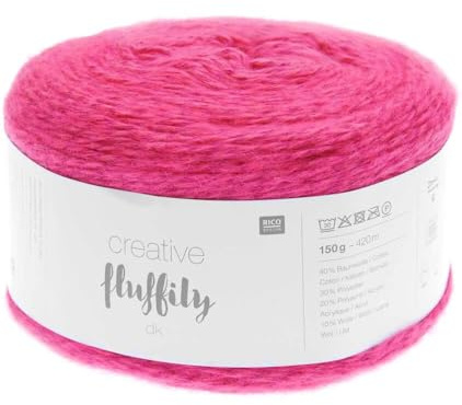 Creative FLUFFILY Strickgarn, Baumwolle, 150 g Rico Design
