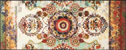 Wash+Dry Fußmatte, Grandioso 75x190cm, innen und außen, waschbar, bunt