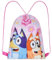BlueY Turnbeutel Mädchen, Turnbeutel Kinder, Beutel mit Kordelzug, Kindergarten, Schule Freizeit