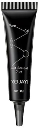 Biglumin Gel para decoración de uñas 3D - pegamento de diamantes de imitación de 15 g, gel de piedras preciosas, gel de uñas multifuncional, esmalte de uñas decorativo, arte de uñas DIY en casa.