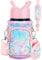 Miss Adola Neoprene Insulated Bottle Carrier - Strap Bags Holder for Kids Boys Girls, Fits 10/12/14/16/18Oz Stainless Steel Glass Bottles, Pk Fishtail