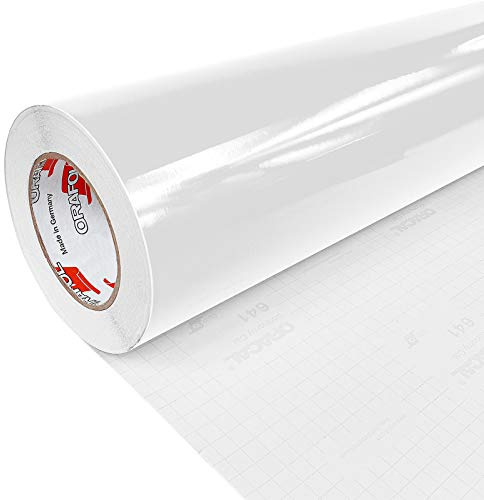 Buchschutzfolie 50x100cm | Buchfolie selbstklebend transparent aus strapazierfähigem PVC | Klebefolien zum Schutz und Einbinden von Büchern und Heften | Einschlagfolie für Bücher | Glanz