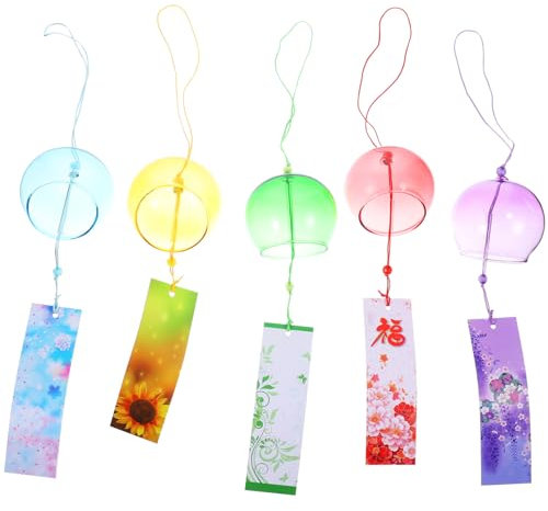 DECHOUS 5 Campanelli Eolici Giapponesi in Per Decorazioni Domestiche E Da Esterno Stile Casuale