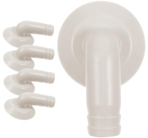 Artibetter 25pièces Connecteur De Tuyau De Drainage Pour Climatiseur Éléments Résistant Adaptateurs Coudés De Installation Facile Évite Les Fuites Eau