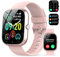 Smartwatch Donna,1.91 Orologio Smartwatch,con Effettua/Risposta Chiamate,100+ modalità Sportive con Sonno/Cardiofrequenzimetro,SpO2,Fitness Tracker,Contapassi,IP68 Impermeabile smart watch(rosa)