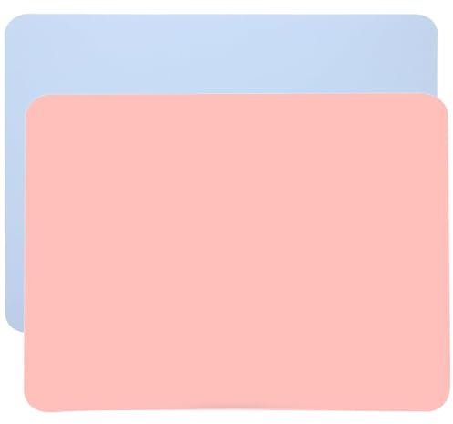 Bangbobi Malunterlage 2er Set für Kinder - Bastelunterlage, Schreibunterlage, Tischset & Knetunterlage, rutschfestes Silikon, abwaschbar & langlebig. Ideal für Schule & zuhause