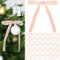LLECDASEUI Christmas Red Velvet Bows of 36 Pcs - Vintage Wedding Velvet Ribbon Gift Bows for Tree Wreath Tie for Home Indoor Decor Outdoor Decorations (Pink)