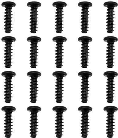 Sikweny 20 Pièces Vis Autoforeuse Metal Résistant à L'usure et à la Corrosion Vis Autoperforante Fil de Discussion Terminé Self Tapping Screws Lisse Sans Bavures pour Décoration D'intérieur