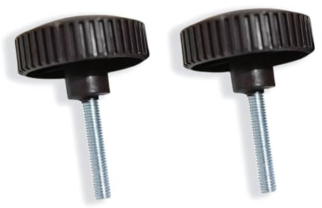 2pcs Canopy Fixing Screws Bolt Plastic Screws,Swing Seat Parts,Plastic Fixing Screw Knob Canopies Garden Swing Fittings for Garden Swing Chairs,Plastic Screws,Reliable Fixing Screws,Black Screws