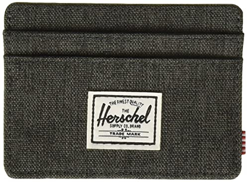 HERSCHEL 10360-02090 Charlie RFID Backpack Unisex Black Crosshatch