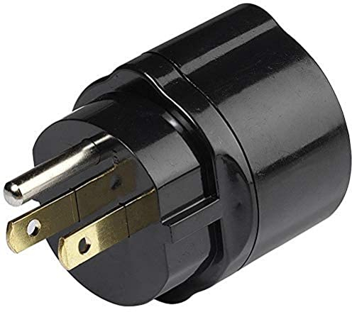 Electraline 70031 Adattatore da Viaggio, Nero, USA