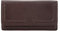 Liebeskind Berlin Round Love Note Slam Geldbörse, Large (10.5 cm x 18.5 cm x 1.8cm), dark brown