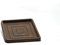 Soucoupe carrée en résine 70 cm. Bronzantico