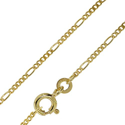 trendor Figaro Halskette 333 Gold / 8 Karat Collierkette 1,5 mm 39740-42 42 cm