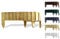 Floranica Rollborder II Flexibler Holzzaun 200 x 30 cm Natur (kürzbar) Kiefernholz Beetumrandung imprägniert Gartenzaun Beeteinfassung Dekozaun Rollboarder Rasenkante