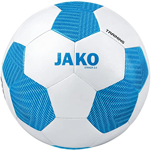 JAKO Striker 2.0 Trainingsball Weissblau, 5 Herren