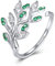 FOREVER QUEEN Bagues pour femmes Bagues Arbre de vie de la famille Ajustable Bagues en argent 925