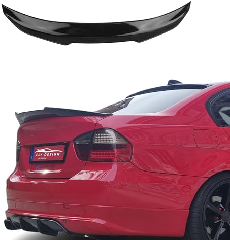 Fly Design Heckspoiler passend für BMW 3er E90 Limo 4-Türer PSM Style Glanz Schwarz